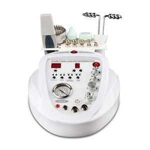 Multifunktionell diamantmikrodermabrasion hudskalning ansiktsmaskin med ultraljudskrubber Bio Microcurrent Lifting Photon Light Therapy 5 i 1 Salon Device