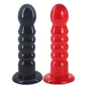 Skönhetsartiklar mjuk anal plugg lång stor dildo pärlor dilator rumpa anus onanator g spot stimulator vuxen bdsm sexiga leksaker för kvinnor män