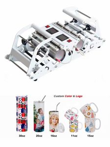 Машины теплопередачи двойной станции Tumbler Press Sublimation Mug Mug Press Printer Machines, совместимые с 11 унциями 20 унций 30 унций тумблеров, кружки с водой 01