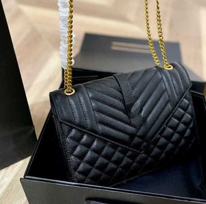 숄더백 럭셔리 디자이너 핸드백 1 숄더 가방 캐비어 가방 소녀 2022 새로운 패션 크로스 스타일 길 잃은 체인 작은 니키 포플러 숲 공장