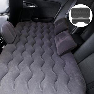Interior Accessories Back Seat Air Mattress Inflatable Sleeping Bed Rest Cushion With 2 Pillows Blow-Up Pad For Camping Travel SUV Hiking