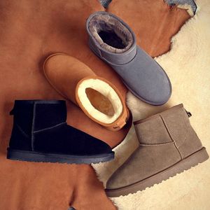 Australia Kobiety Ug Boot Designer Tasman Snow Winter ugglies Buty Damskie Platformy martin Klapki Klasyczne Mini Zamsz Kożuch Wełna Kostki