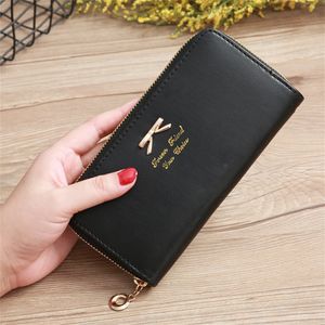 Fashion Wallet Women's Leather Pure Color Simple Casual dfhdfcd