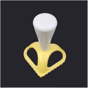 Other Kitchen Tools Household Pure Color Dumpling Maker Kitchen Practical Accessories Circar Triangle Love Heart Shaped Dump Dhgarden Dh7Xo