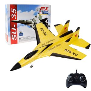 Electricrc Aircraft SU 35 FX 620 Fungalette per aliante in schiuma Giocattolo volante per bambini Aereo Remote Control Avion RC SU35 221201