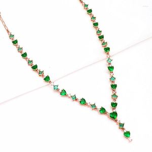 Anhänger Halsketten reine russische 585 lila vergoldete 14k Farbe Rose eingelegtes türkiser Halskette Luxus weibliches Produkt