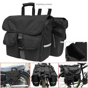 Motorcycle backpack Multi-function Detachable Large Capacity Waterproof Outdoor Saddle Bag Rear motorcycle Luggage Tank