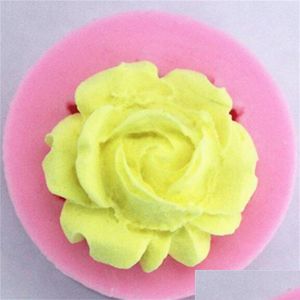 Bakning mögel blommönster runda sil mögel diy mini rose choklad kök tillbehör verktyg tvål mod godis bakkaka 0 65 dhgarden dhgla