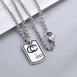 Designer Jewelry Necklace Brand Circle Letter for Womens Fashion Brands Jewellery Pendants Necklaces Valentine's Day178