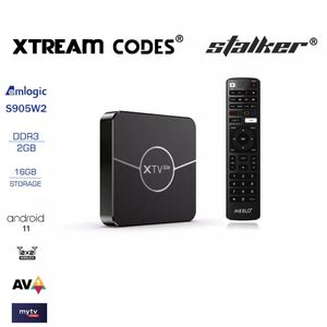 Meelo Plus XTV SE2 TV BOX XTREAM CODES MEDIA DECODER ANDROID 11 2.4G/5G WiFi Smartes Stalker Player Amlogic S905W2 2GB 16GB