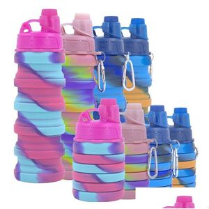 Andra drycker Drinkware Kids Vattenflaskor Rainbow For School Girls Bottle Leakproof BPA Children Drinking Cup Stocking Fillers Dr Dhliu