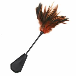 Bondage Sex Toys Feather Whip Flirt toys y Policy Knout Novelty Toy for Couple Fun Game BDSM Adult Games Products Tickl 221130