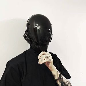 Party-Masken, Cyberpunk-Maske, DIY, handgefertigt, individuell, personalisierbar, Cosplay-Masken, mechanische Scifi-Ausrüstung, passend für DJ-Musikfestival und Party 221201