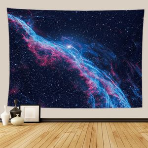 Arazzi psichedelici stellati cielo galassia spaziale modello murale ara ad arazzo per la casa camera da letto star star tappeto tessuto decorativo 221201