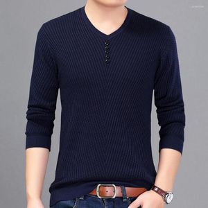 Мужские свитера теплые модные модные пуловер