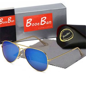 Booe Ban mens pilot Sunglasses 62mm Fashion eyeglass UV Protection men Eyewears Luxury womens glasses Glass Lens Designer women Eyewear vintage eye with boxs