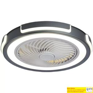 Nuovi ventilatori da soffitto moderni per la casa Lampadari Piastra Soggiorno Sala da pranzo Ventilatore ultrasottile Lampada Allinone Camera da letto semplice