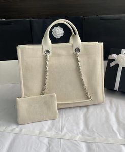 Klasyczna torby na zakupy łańcuch pojedynczego ramion luksusowy torebka marka designerka torba na płótnie na płótnie 5a moda