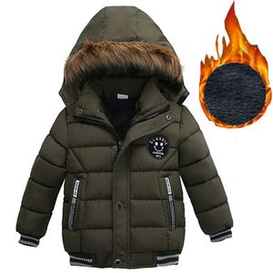 Down Coat Autumn Winter Baby Boys Jacket For Children Barn Huva varma ytterkläder Boy kläder 2 3 4 5 år 221130