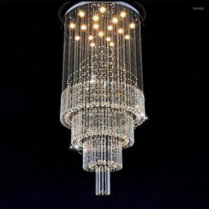 Pendant Lamps LED Crystal Hanging Modern Luminaires For Indoor Home Mall Shop With Ac 100 To 240 V
