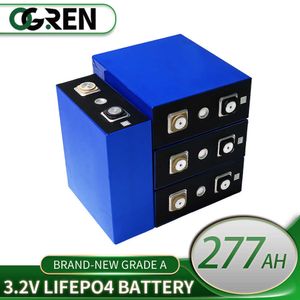 3,2 V 277 Ah Lifepo4 Batterie 1/4/8/16/32 Stück DIY 12 V 24 V 48 V wiederaufladbarer Akku für Wohnmobil, Boot, Solarspeichersystem, Golfwagen