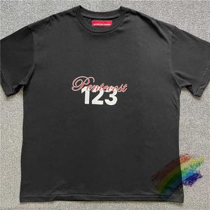 Erkek Tişörtler Vintage RRR123 T gömlekler Erkek Kadınlar 1 1 En Kalite T-Shirt 123 Numara Mektup Yaz Stili Barış Güvercin Baskı Üst Tees T221130