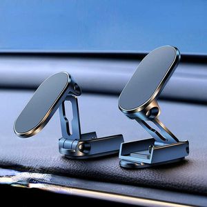 Foldable Magnetic Phone Holder in Car GPS Air Vent Mount Magnet CellPhone Stand Portable Car Mobile Support For iPhone 13