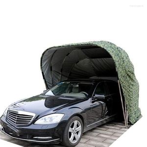 Tents And Shelters Car Tent Portable Manual Waterproof House Shed Foldable Shelter Carport Parking Canopy Galvanized Steel Retractable