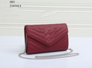 Chain luxury Designers Handbags Women Bag Fashion Shoulder Leather Bags wallet Cross Body Clutch Plain Lady Totes Zipper hasp Envelope Handbag purse