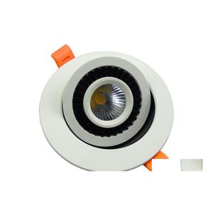 emergency downlight Downlights Cob 3W 5W Dimmable Led Recessed Spot Light 360 Degree Rotating Downlight Ac85265V Ceiling For Indoor Decoration Drop Deli Dhjn1