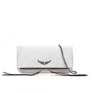 Zadig VoltaireデザイナーZadig Voltaire Bag屋外女性バッグスペインスペイン新しいクラシックファッションクロスボディショルダーZV Wings With Clutch Zhouzhoubo12