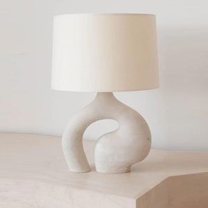 Tischlampen, moderne minimalistische kreative Lampe, Stoff, Wohnzimmer, Schlafzimmer, Nachttisch, Arbeitszimmer, Kunst