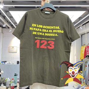 T-shirt da uomo RRR123 T Shirt Uomo Donna T-shirt di migliore qualità Puff Stampa Lettera Top Tee Lavato Tessuto pesante Manica corta T221130