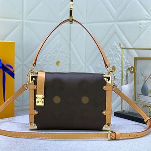 HH Designer Luxo Cross Body Bag Bolsa Lateral Tronco PM Bolsa De Ombro Pochette Bolsa Tote Carteira De Couro Genuíno Bolsa Pochette Presente De Natal M46358 Tamanho 21x14x6cm