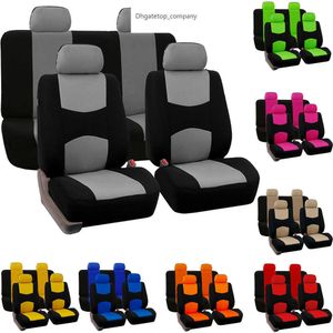 Fashion Full Set Car Universal Seat Cover For Decoration In Eight Colors Four Seasons terior Accessories