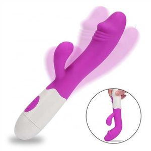 Sex Toy Massager Vibrator Hot säljer vattentät Speed USB laddning Kvinnor Klitstimulator G Spot Silicone Rabbit