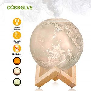 Essential Oils Diffusers Aroma Diffuser Ultrasonic Oil 880ml Air USB Humidifier Full Moon Lamp Night Light Cool Mist Purifier For Offi 221201