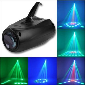 LED Effects 20W 128pcs LED Pattern Stage Light Double Head Airship Lamp Projector DJ Disco Party Lights Cool Lighting