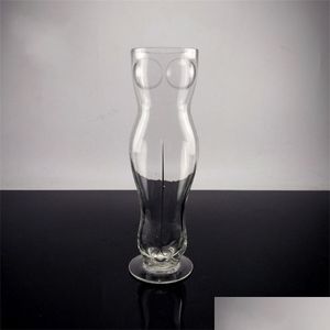 Vinglasglasögon Crystal Whisky Wine Drinking Cups Sexy Women S Glass KTV Cup Beautif Lady Body Roman Beer Glasses Pint Juice 20211 Q2 DHXMU