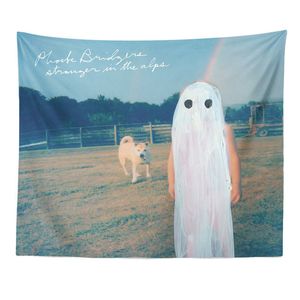 Estranho de tapeçarias no Alps Phoebe Bridgers Tapestry Wall Holding Art para quarto da sala de estar Faculdade de dormitório 221201