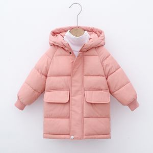 Down Coat Girls Gruby zimą dla dzieci Chłopcy Kurtki maluch bawełniane dziecięce dzieci odzież wiejska snowsuit płaszcz 221130