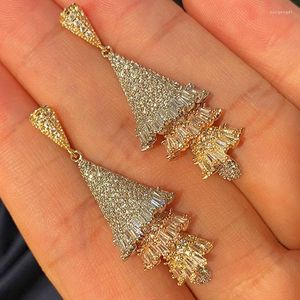 Hoop Earrings Vintage Gift Women Geometric Pendants Wedding Accessories Bridal High Quality Stones 2022 Selling Glamour Jewelry