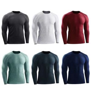 Yoga Outfit Men Cycling Long Sleeve T-shirts Autumn Breathable Quick Dry Anti-swear Sport Training Tops Bicyclenmon