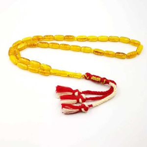 ブレスレットチェーンTasbih Ramadan Kareem Ambers Color Man Rosary Muslim Eid Tesbih 33 Beads Misbaha Islam