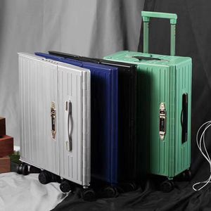 Koffer faltungsgepäck können gefaltet werden, um die Speicherung von 20 -Zoll -Trolley -Koffer zu erleichtern, das Passwort Rolling 221130 trägt