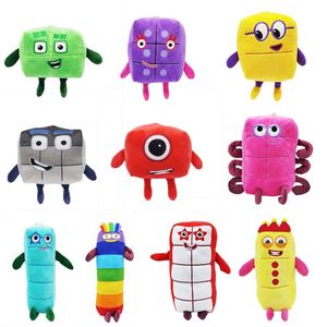 Numberblocks 봉제 인형 어린이 파티 학교 교육용 인형 번호 블록 장난감 Kawaii Kids Gift