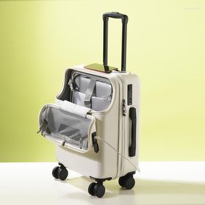Malas de viagem mala de viagem bagagem de mão com rodas cabine com rodinhas trolley bolsa masculina de negócios leve