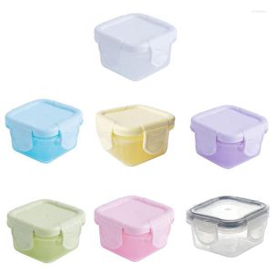 Storage Bottles 1PC Mini Split Containers Thickened Sealed Pet Food Container Portable Baby Accessories Box Freezer