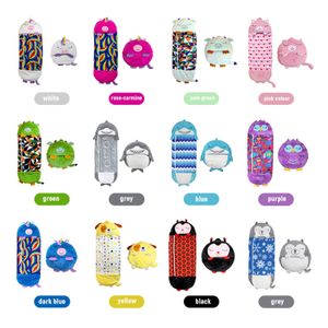 Спальные мешки детские сумки Dormilocos Saco Dormir Plush Doll Pillow Детские мультипликационные одеяла для спального мешка для мальчиков для мальчиков 221130