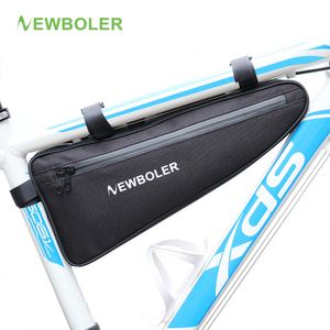 Сумки для корзины Boler Bicycle Triangle Bike Frame Передняя трубка Водонепроницаемое велосипедное пансиновое пакет аксессуары без губ 221201